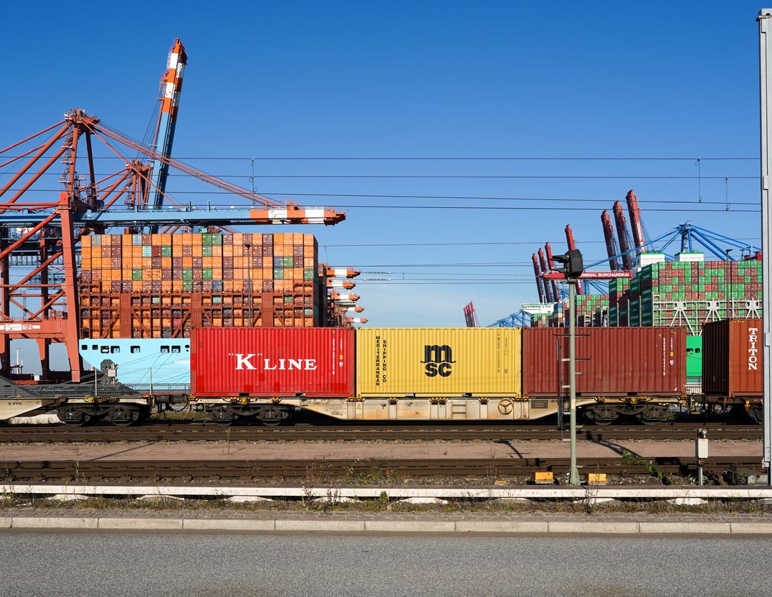 Illustrative photograph: Container